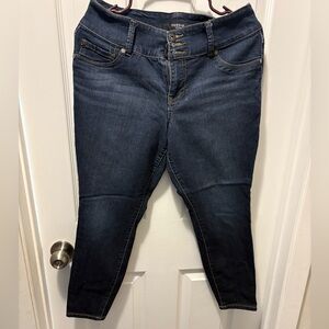Torrid Dark Blue Ankle Jeans